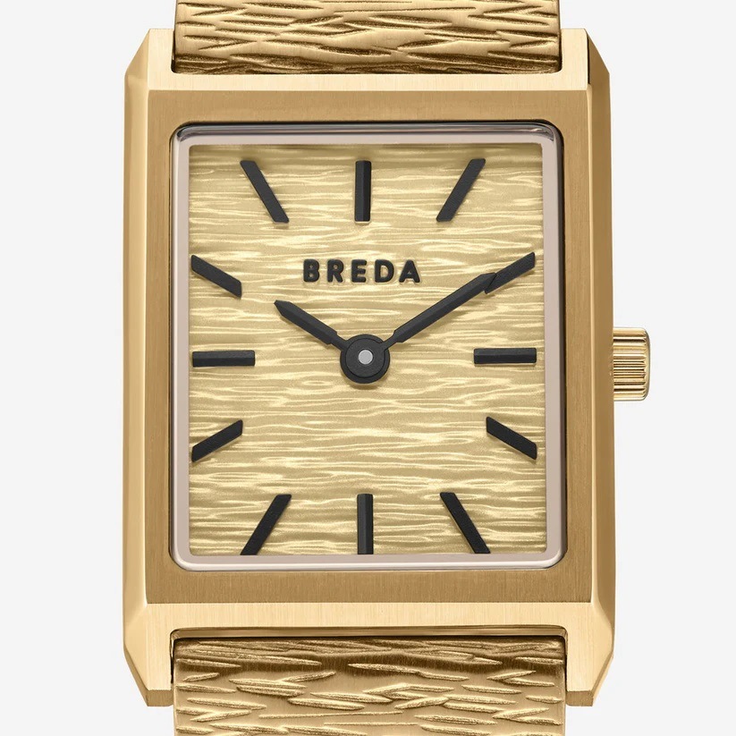 BREDA｜VIRGIL REVIVAL ヴァージル リバイバル スクエア ゴールド ステンレスベルト 1754a 画像5