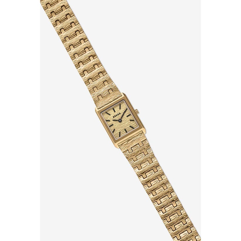 BREDA｜VIRGIL REVIVAL ヴァージル リバイバル スクエア ゴールド ステンレスベルト 1754a 画像8