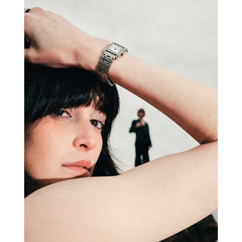 BREDA｜VIRGIL REVIVAL ヴァージル リバイバル スクエア シルバー ステンレスベルト 1754b 画像2