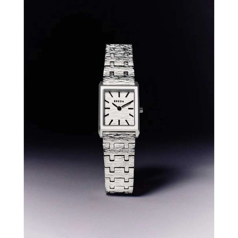 BREDA｜VIRGIL REVIVAL ヴァージル リバイバル スクエア シルバー ステンレスベルト 1754b 画像4