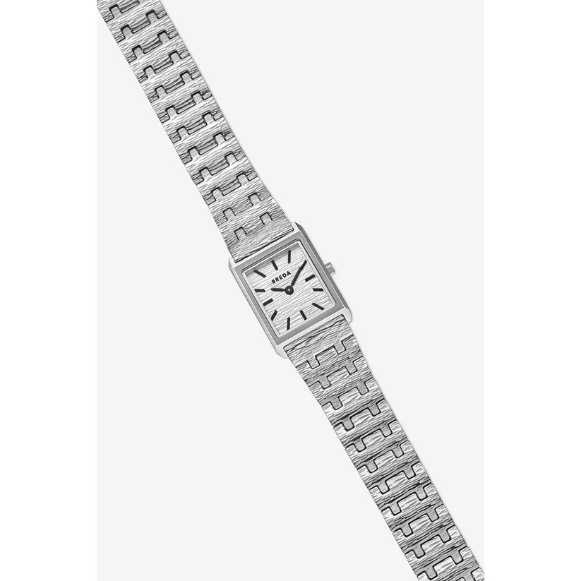 BREDA｜VIRGIL REVIVAL ヴァージル リバイバル スクエア シルバー ステンレスベルト 1754b 画像5