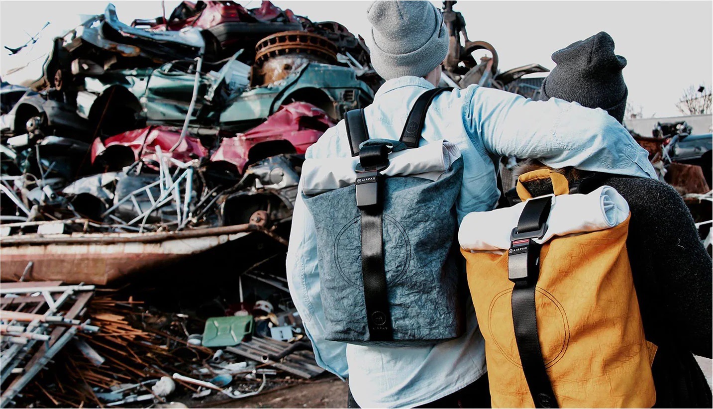 AIRPAQ｜Backpack バックパック イエロー Mサイズ 画像14