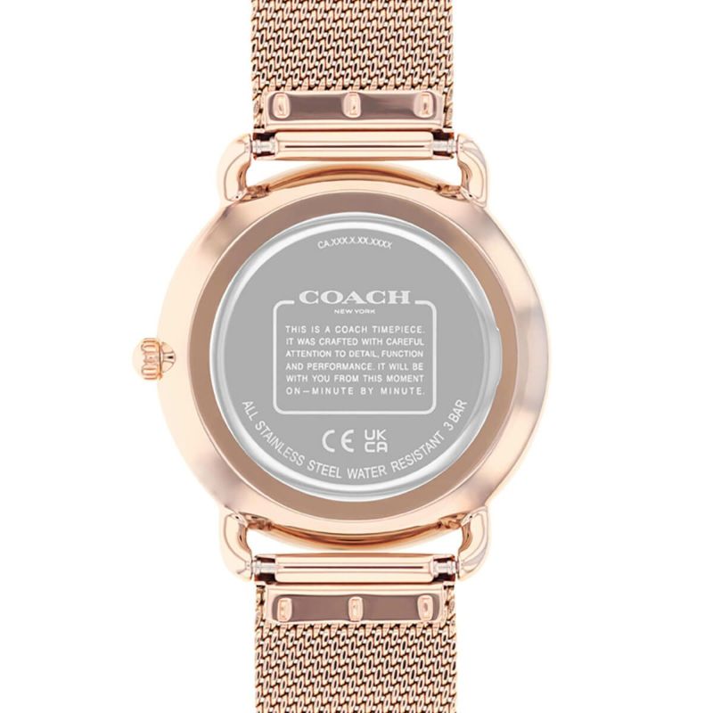 ✨新品/未使用✨ COACH コーチ ローズゴールド 36mm 馬車ロゴ