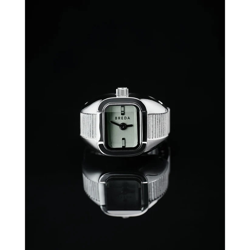 BREDA｜NOCTURNE ノクターン グリーン シルバー 指輪 1755b 画像4