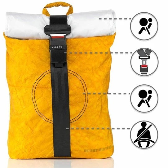 AIRPAQ｜Backpack バックパック ブラック Mサイズ 画像5