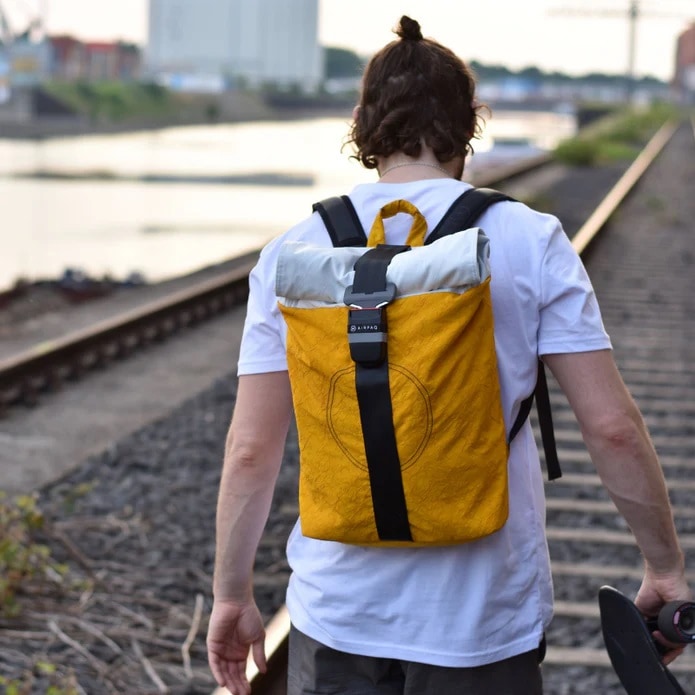 AIRPAQ｜Backpack バックパック ブラック Mサイズ 画像8