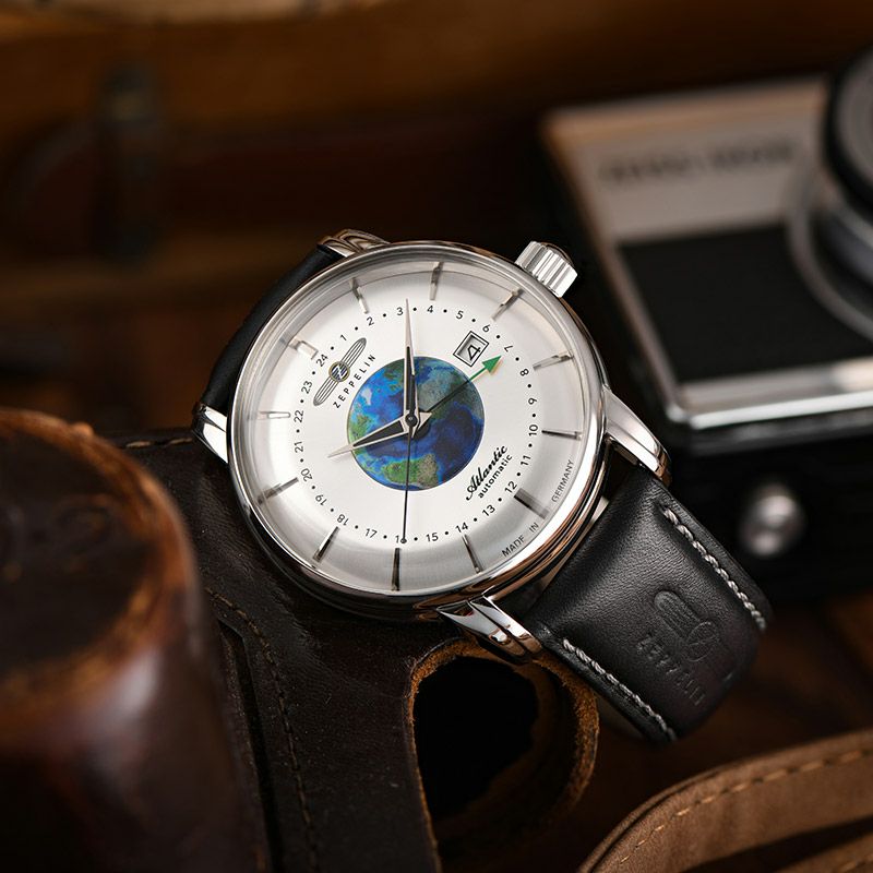 ZEPPELIN｜ATLANTIC アトランティック ブループラネット（自動巻き） 画像3