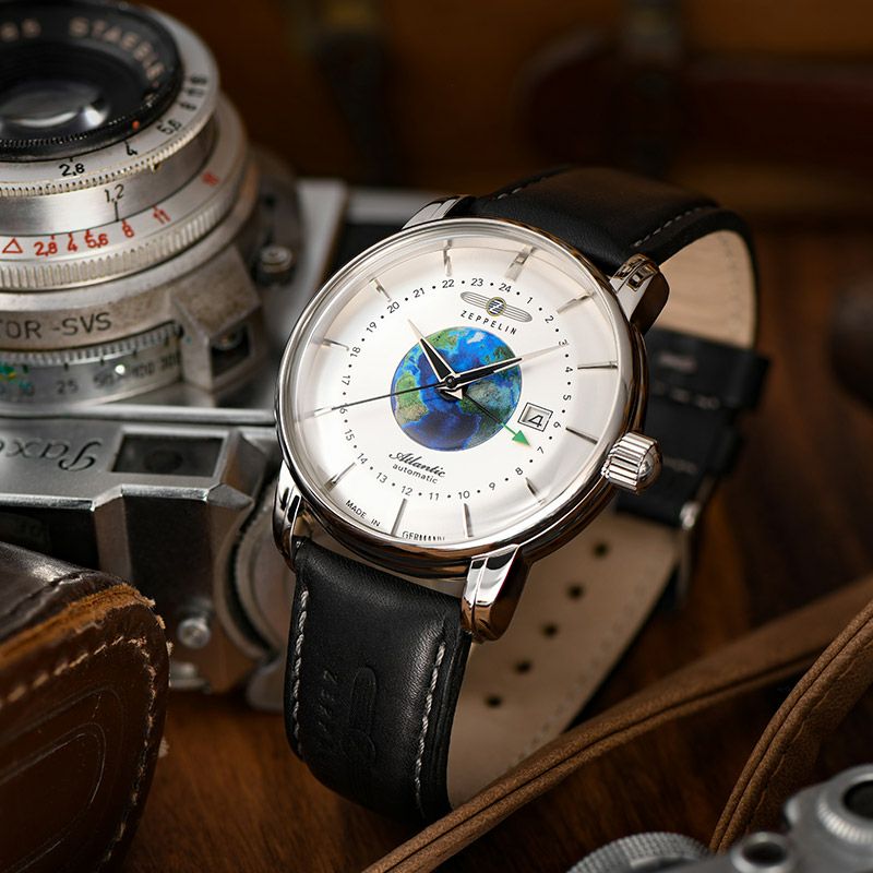 ZEPPELIN｜ATLANTIC アトランティック ブループラネット（自動巻き） 画像4