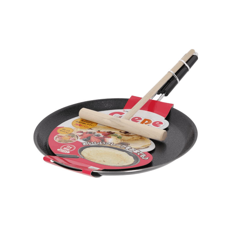 高儀 IH対応ファイバーラインクレープパン24cm＆トンボセット