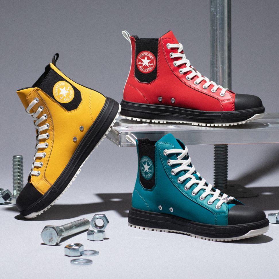 コンコンです コンバース(CONVERSE) 安全靴 ALL STAR PS SIDEGORE DB HI