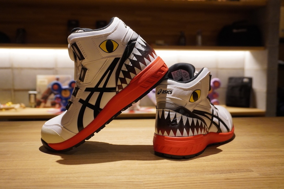 アシックス 秀久オリジナル安全靴 CP304BOA シャークティースVer2