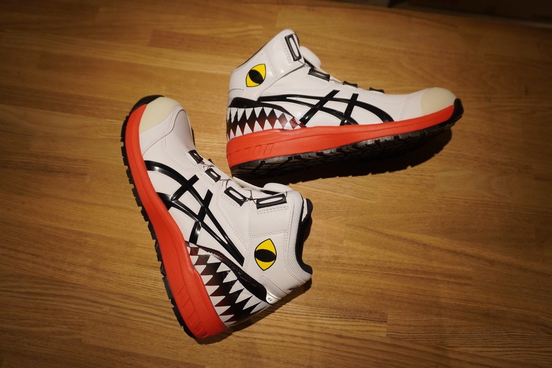 アシックス 秀久オリジナル安全靴 CP304BOA シャークティース