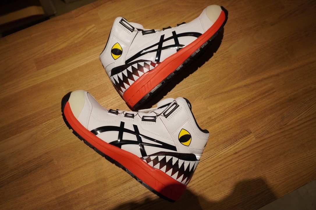 アシックス 秀久オリジナル安全靴 CP304BOA シャークティースVer2