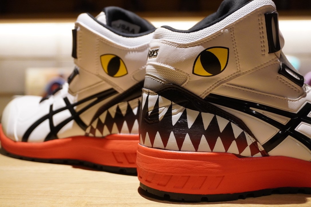 アシックス 秀久オリジナル安全靴 CP304BOA シャークティースVer2