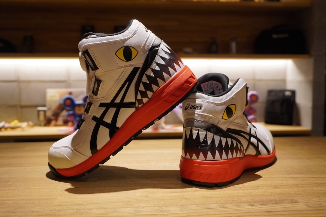 アシックス 秀久オリジナル安全靴 CP304BOA シャークティース