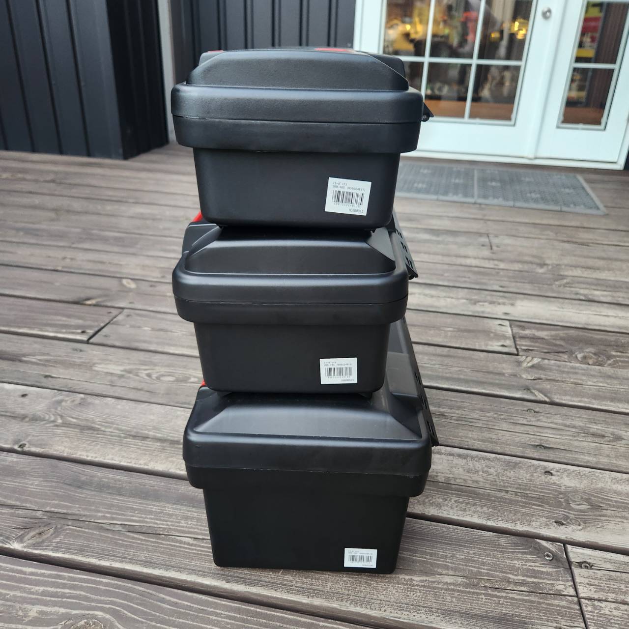 ブラックボックス HARD WORX Pannier Case HXS38 BLACK 38L Left and Right Set