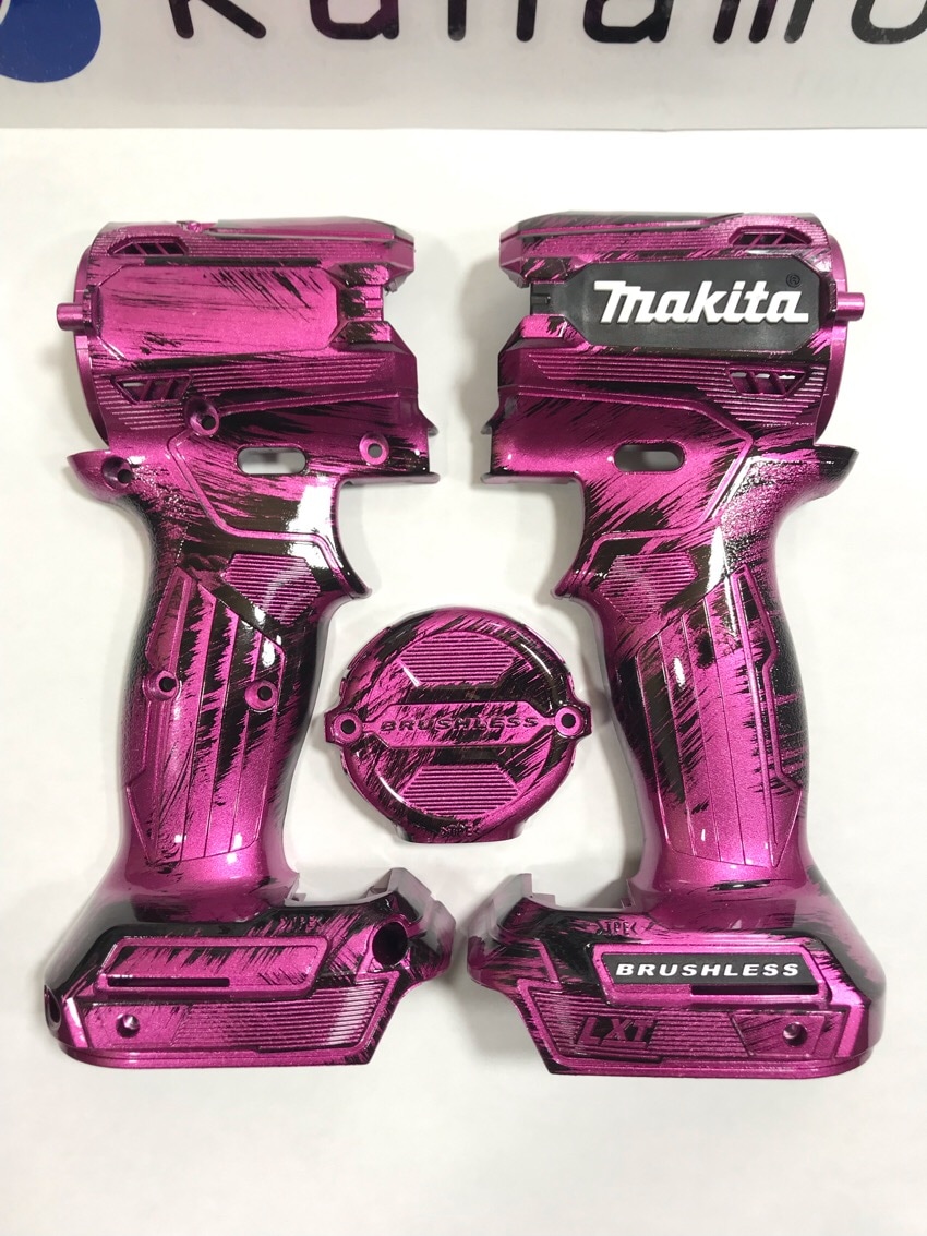 マキタ１８v TD171  ピンク、フルセット　新品同様 パールピンクベースマキタインパクトTD171 18V カスタム （フルメンテ