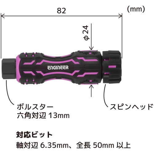 エンジニア MINIドライヴ ＆ へクスローブミドル DZ-83P | メーカー