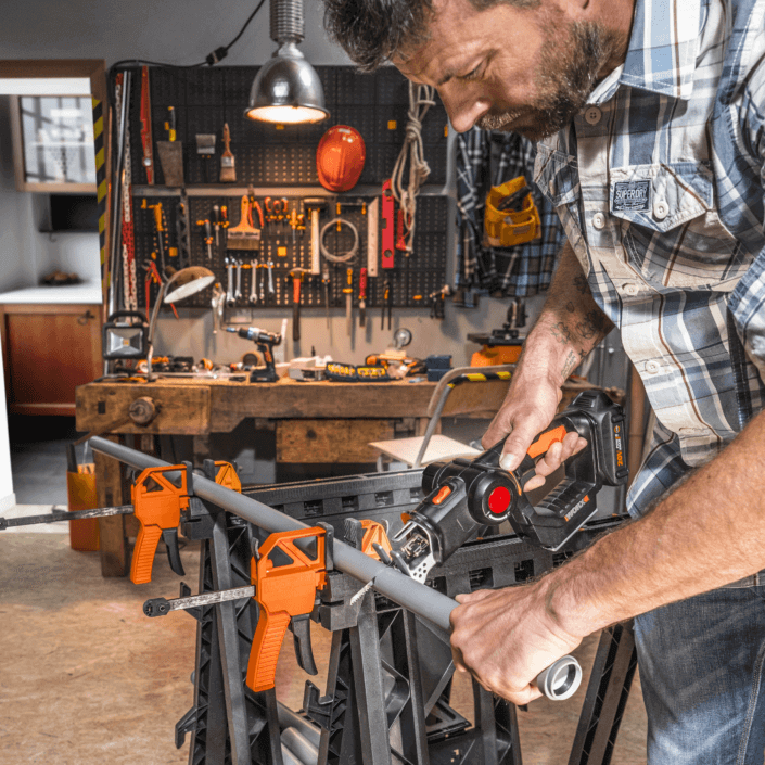 WORX 充電式ジグソーAxis WX550L.9 本体のみ 【1409690】 | YouTube