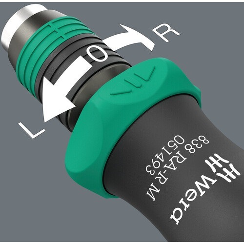 Wera(ヴェラ) ラチェット機能付きビットホルダー 838RA-R M | メーカー