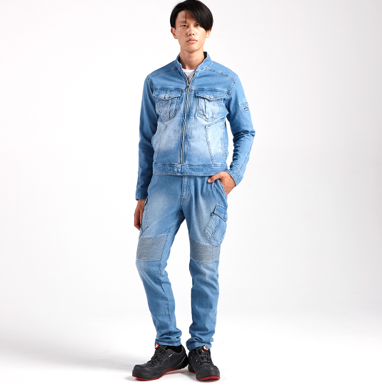 寅壱 8960-554 デニム蛇腹ライダースジャケット | YouTube紹介製品