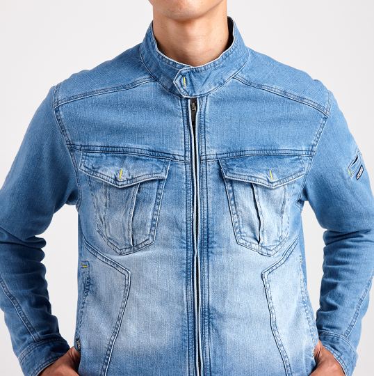 寅壱 8960-554 デニム蛇腹ライダースジャケット | YouTube紹介製品