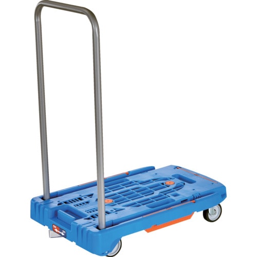 樹脂台車 TRUSCO(トラスコ) 樹脂 台車 アクロキャリー 600×390 ピンク ストッパー付き AC-1-P-S 折りたたみ 軽量 |  限定 トラスコ中山(TRUSCO) 樹脂製軽量台車