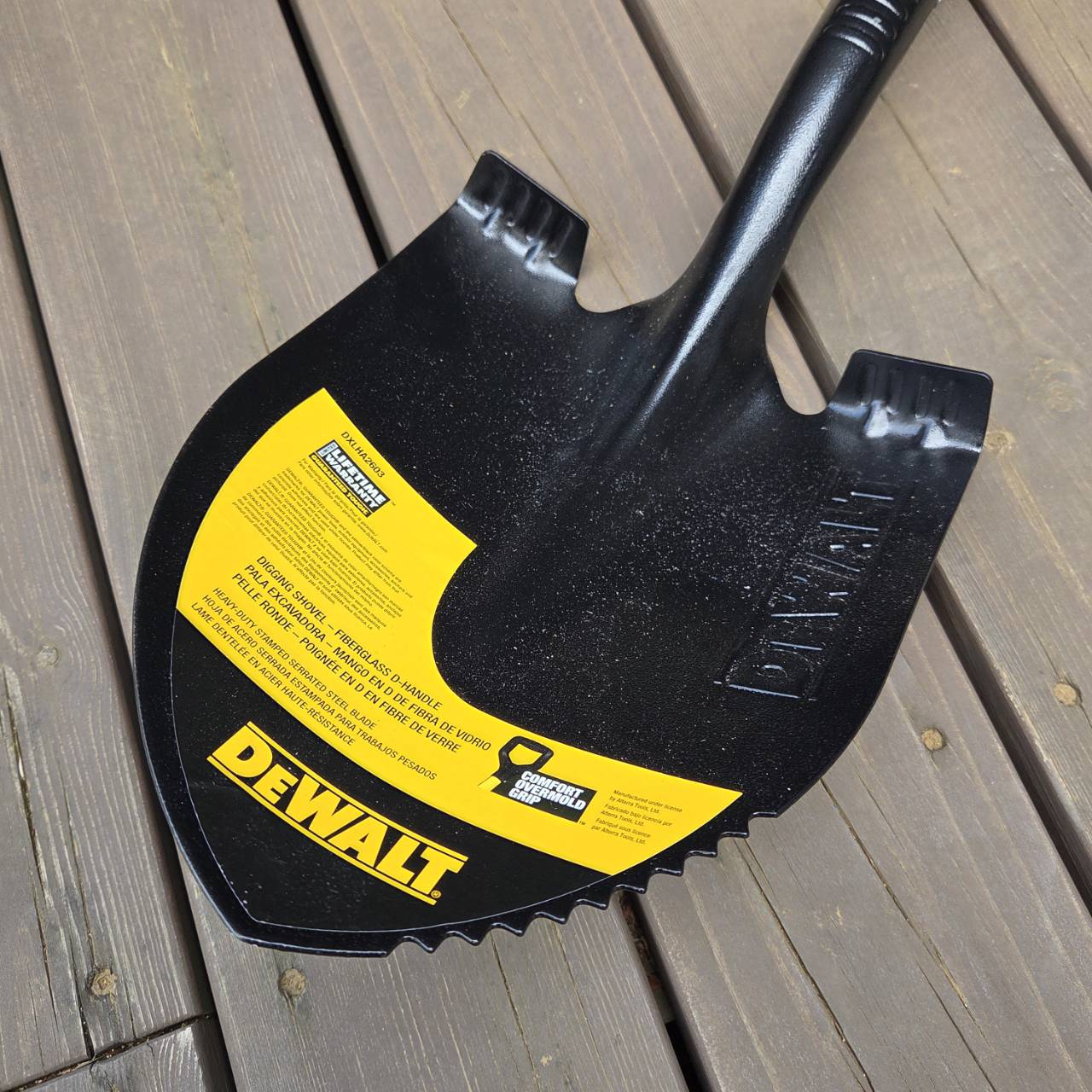 DEWALT(デウォルト) ラウンドショベル(剣スコ) ファイバーDグリップ