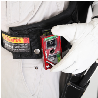 TAJIMA(タジマ） セフ電工レベル93 クリアレッド/クリアブルー [着脱