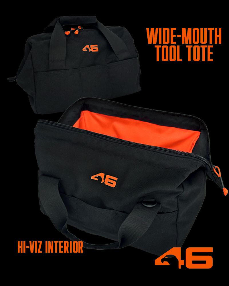 Atlas46(アトラス46) ワイドマウスツールトートHiViz | Atlas46 | 秀久