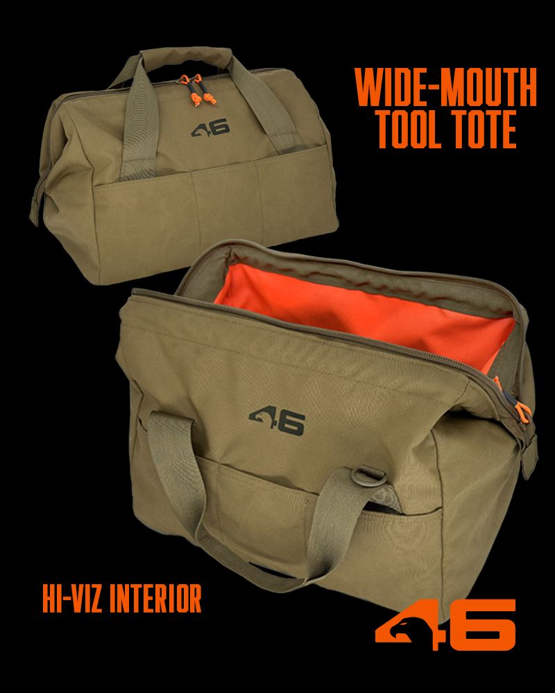 Atlas46(アトラス46) ワイドマウスツールトートHiViz | Atlas46 | 秀久