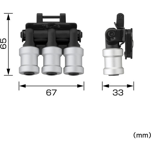 TAJIMA(タジマ) セフ工具ホルダー ビットホルダー3連 SFKHI-BH3