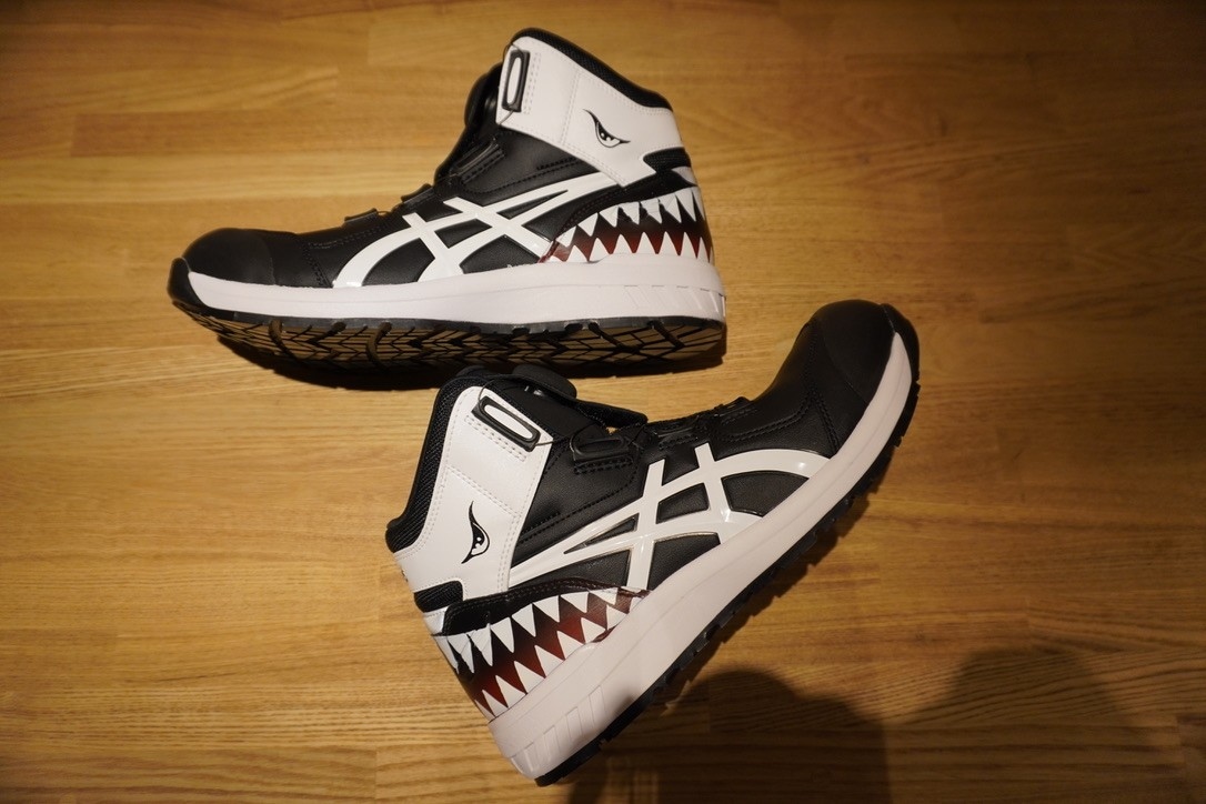 アシックス 秀久オリジナル安全靴 CP304BOA シャークティース