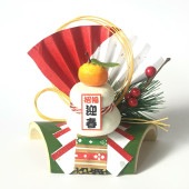 秀〆 正月飾り 割竹 鏡餅 小 門松 玄関 【20セット】