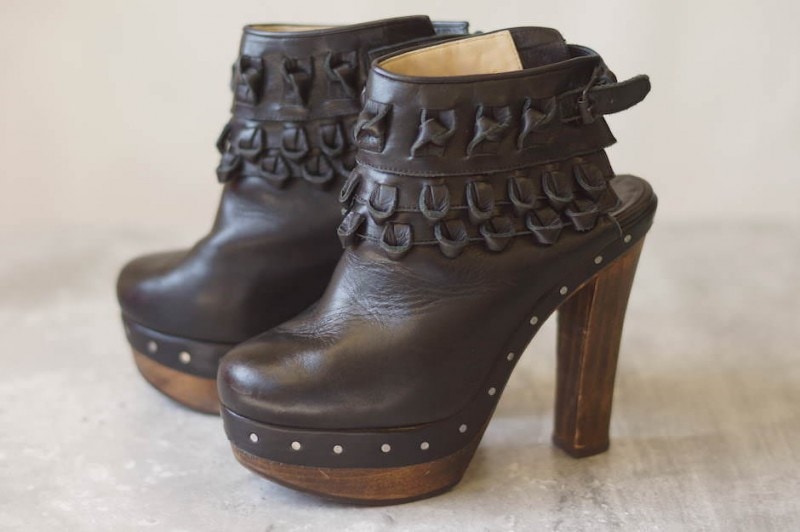 �֡��� 3.1 Phillip Lim Tom Tom Knotted Clog Bootie / �ե���åץ�� �֡��ƥ��� ���硼�ȥ֡��� ���󥯥�֡���  �֥�å� �� ��ǥ����� �쥶��