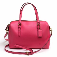 COACH 35838 Turnlock Tie Small Tote in Refined Pebble Leather