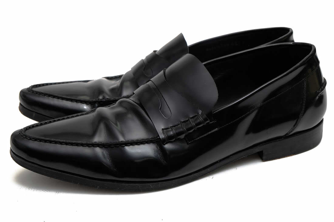 Dior HOMME / ディオールオム 牛革 ブラック 黒 ハイカット