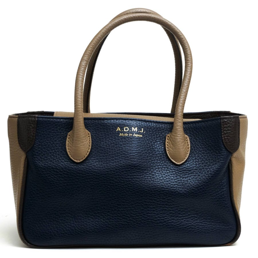 ADMJ 13AW01001 HIDE SHRINK MINI TOTE / エーディーエムジェイ