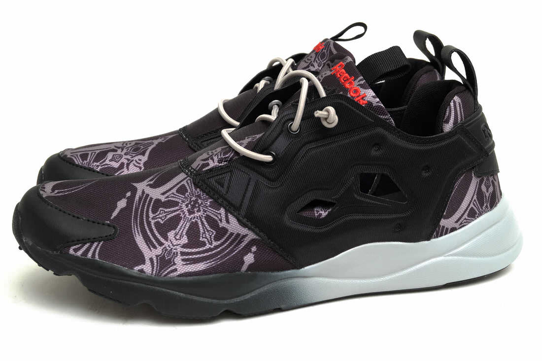 ○リーボック Reebok Furyliteコラボ ローカットスニーカー BI1639 FINAL FANTASY XII THE ZODIAC AGE ジャッジマスターモデル メ  中古 Reebok BI1639 FINAL FANTASY XII THE ZODIAC AGE ジャッジマスター