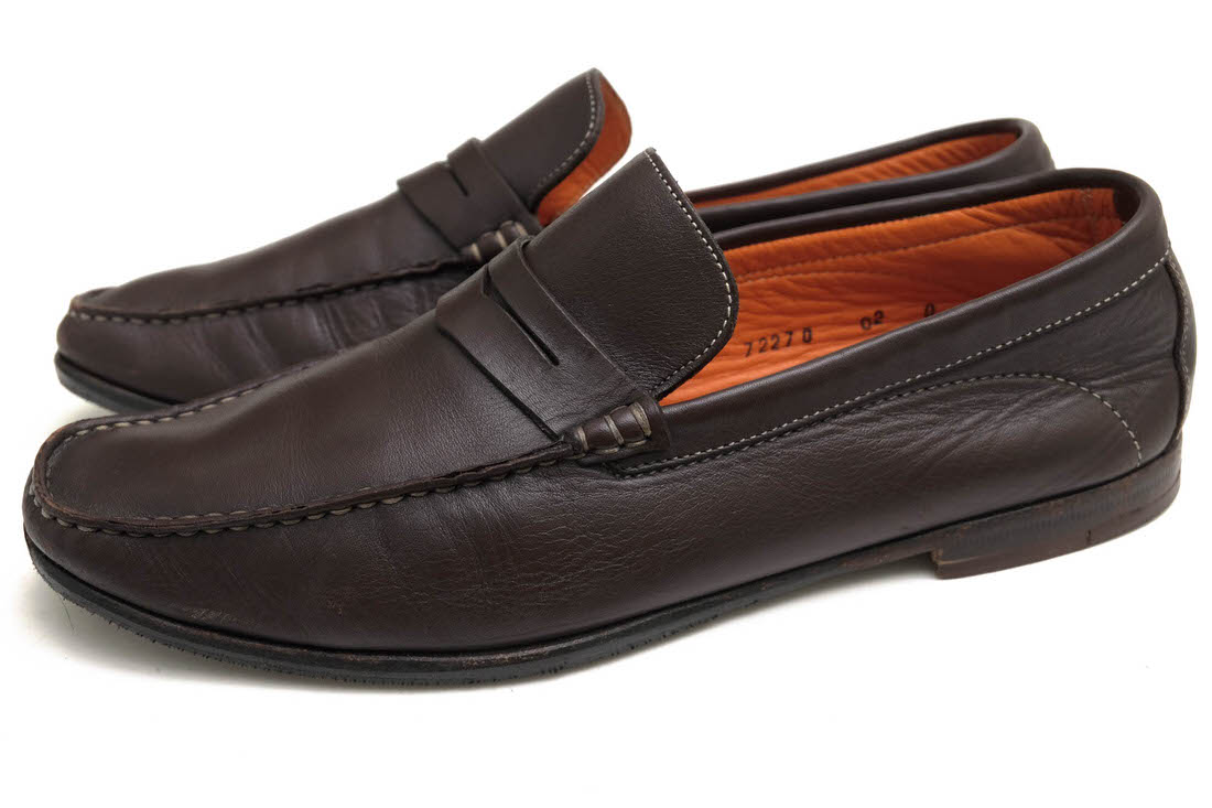 Santoni 72270 / ����ȡ��� ���� ������ ����åݥ� �쥶�������� �������֥饦�� �Ǥ��� ����������ե��� ���