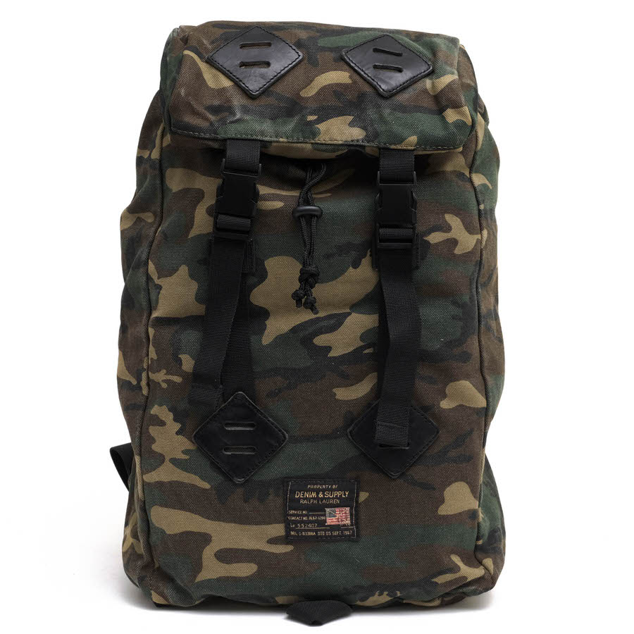 DENIMSUPPLY Camouflage Back Pack / ǥ˥ץ饤  ǥѥå º̡ե顼 ꡼֡ å 