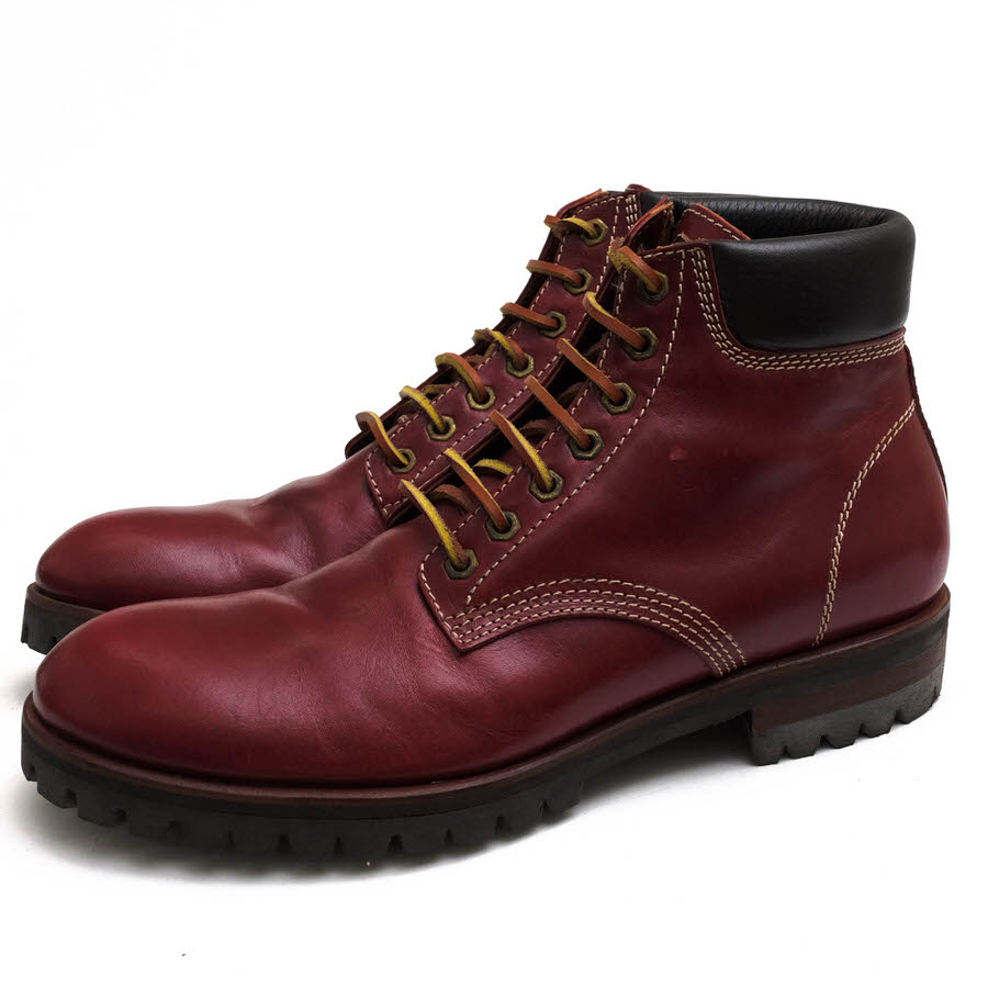 DSQUARED2 W11 LA407 V291 47 LACED ANKLE BOOT VACCHETTA VEG 