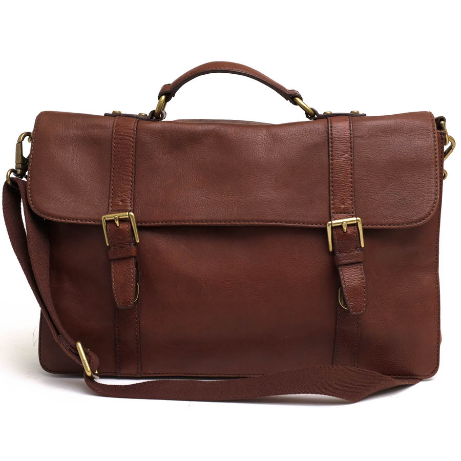 FOSSIL MBG9153 Estate EW Messenger Bag / եå  å󥸥㡼Хå 2WAY Хå ֥饦  ӥͥХå 