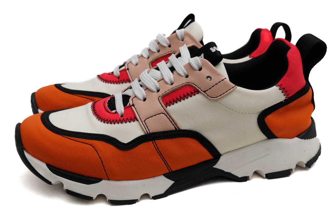 MARNI Techno Fabric Sneakers / マルニ オレンジ レッド ピンク オフホワイト 白 ローカットスニーカー レディース|レディース|カテゴリー