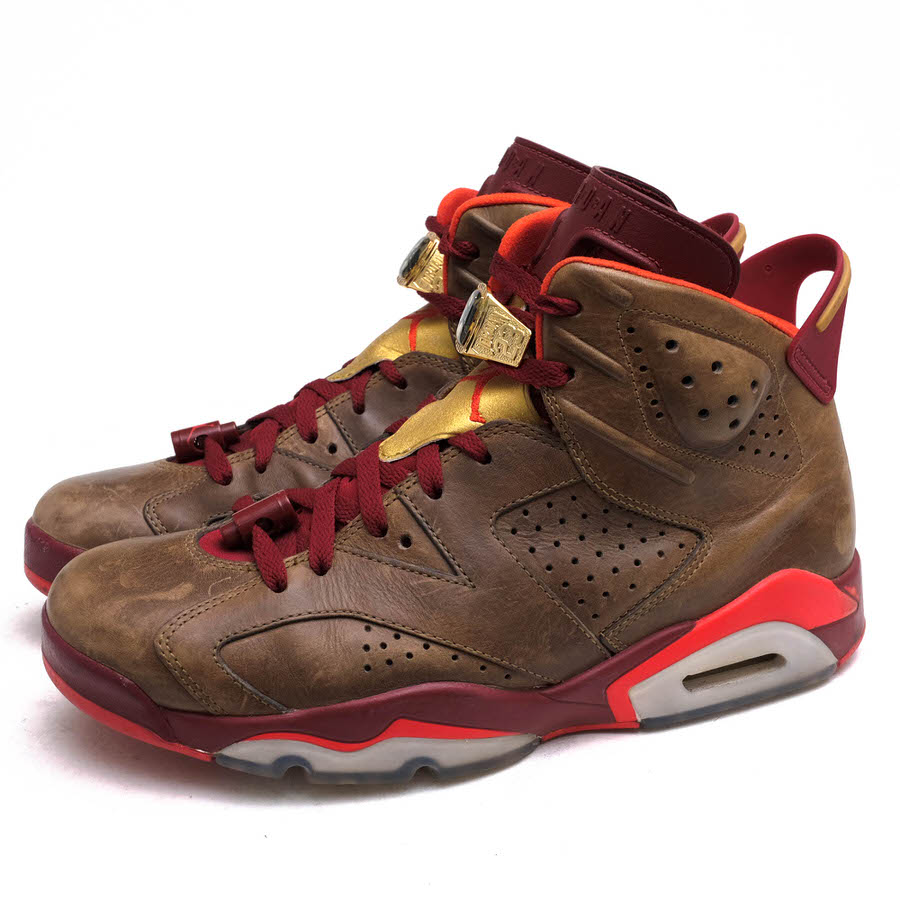 NIKE 384664-250 JORDAN 6 RETRO RAW UMBER/TEAM RED/METALLIC GOLD-CHALLENGE RED 硼6 ȥ С/ å-᥿å - å / ʥ  ꡼֡ ϥåȥˡ 