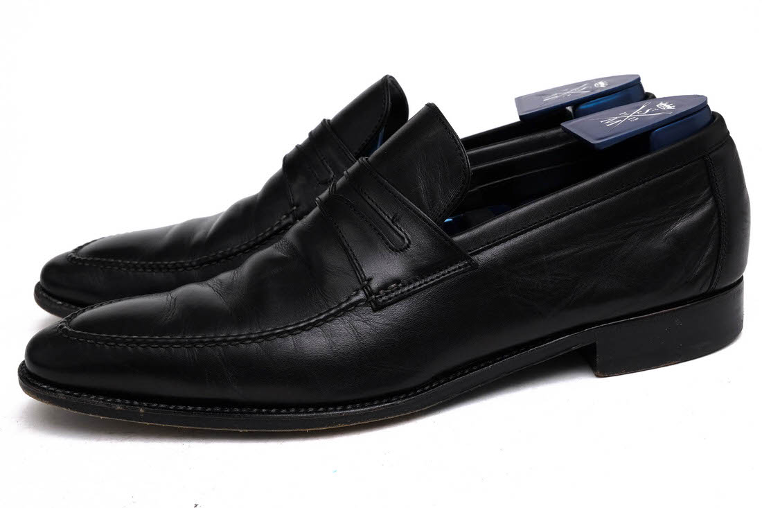 ○ストールマンテラッシ Sutor Mantellassi 牛革 カーフ ローファー Y106 SFODE Uチップ スリッポン マッケイ製法 メンズ 【 中古 000000024738_TyCf9xN.jpg