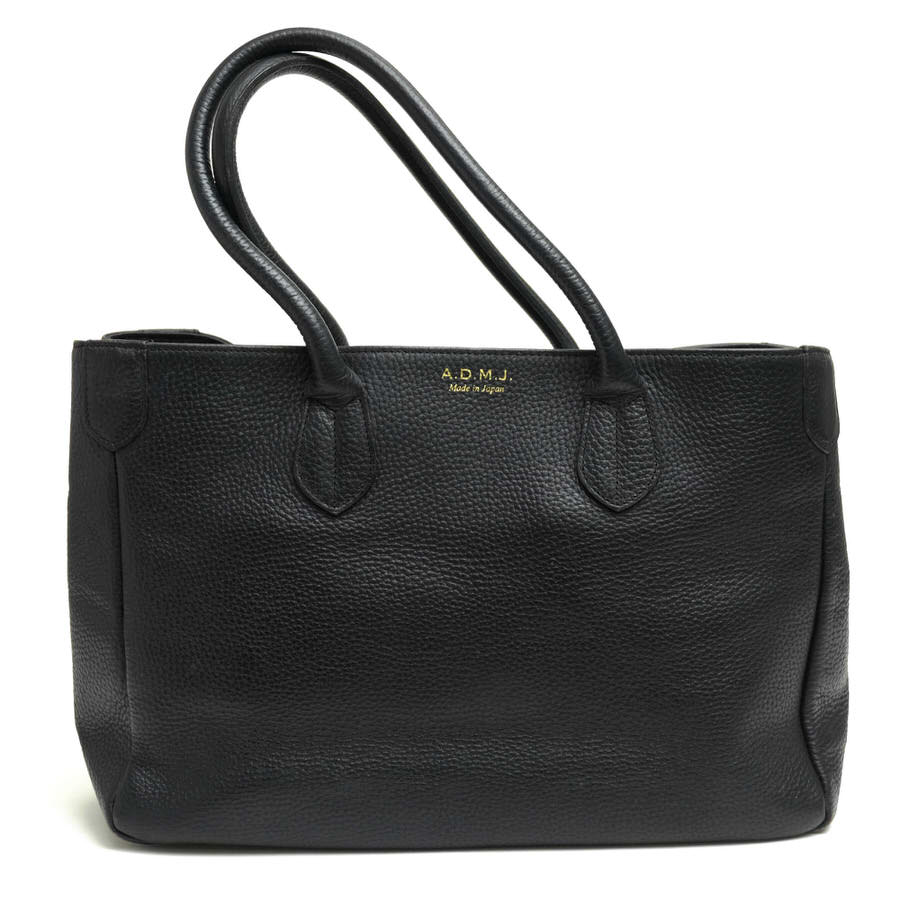ADMJ ACS01158 SHRINKLEATHER BASIC TOTEBAG 32cm / �����ǥ������ॸ���� �ϥ��ɥ����� ���� ���ܳ� �����󥯥쥶�� �֥�å� �� �ȡ��ȥХå� ��ǥ�����