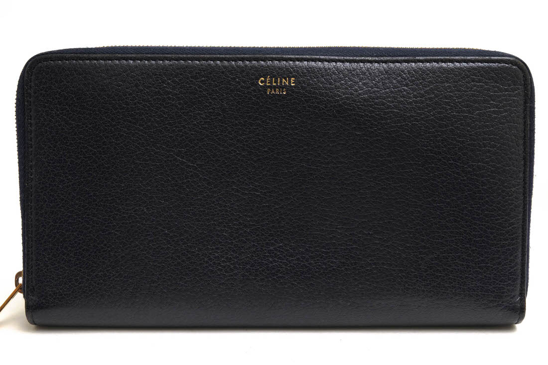 CELINE F-GB-0144 Large Zipped Multifunction / セリーヌ 牛革