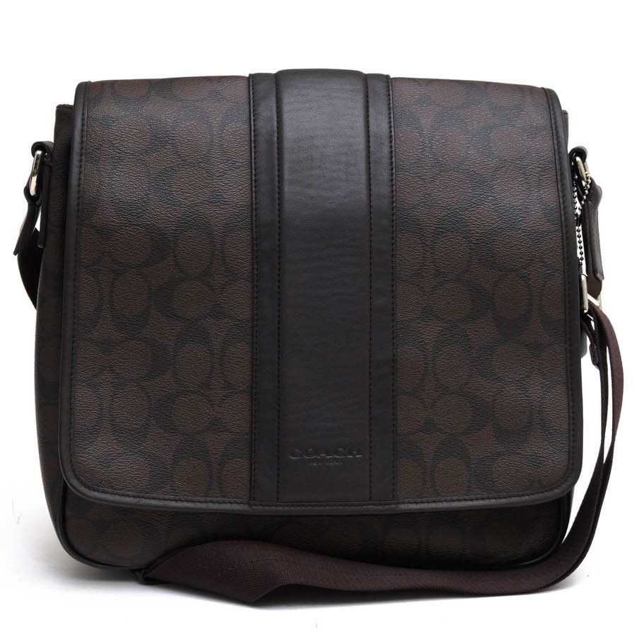 COACH F71102 Heritage Signature Map Bag �إ�ơ��� �����˥��㡼 ���ȥ饤�� �ޥåץХå� / ������ �����ͥ��㡼�� �����ƥåɥ����Х� ���� ��å��󥸥㡼�Хå� �������֥饦�� �Ǥ��� ���������Хå� ���