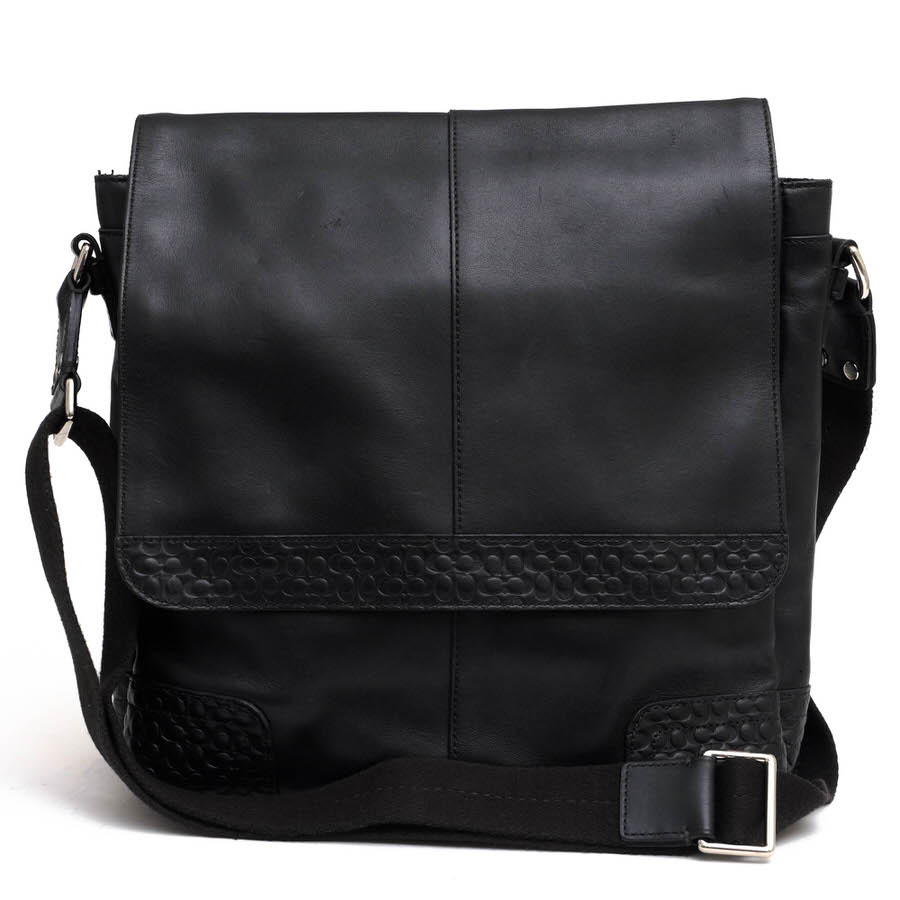 COACH F74386 GRAMERCY LEATHER MAP BAG ����ޥ��� �ޥåץХå� / ������ �ߥ˥����ͥ��㡼�� ���� ��å��󥸥㡼�Хå� �֥�å� �� ���������Хå� ���